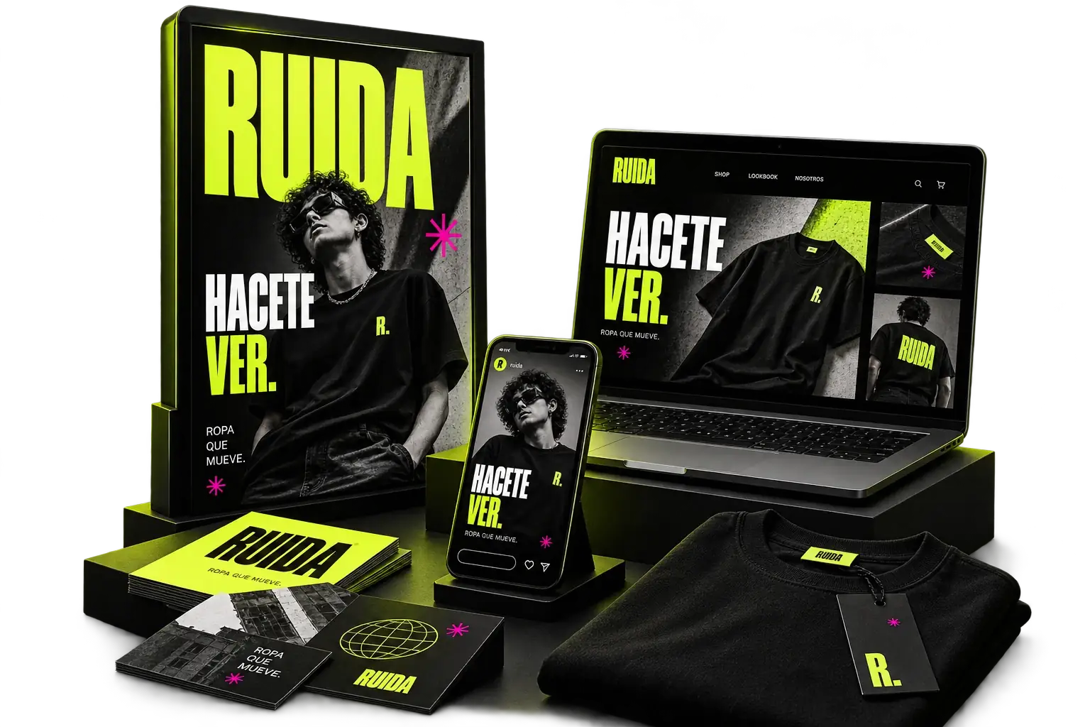 RUIDA: concepto de campaña con anuncio, web y móvil